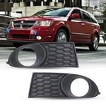 Pair Front Fog Light Bezel Cover For 2011-2020 Dodge Journey Left+right Side. Fixed Price $14.99.