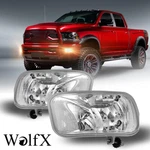 Clear Fog Lights For 09-12 Dodge Ram 1500/11-18 2500 3500 Front Bumper Lamps. Fixed Price $45.99.