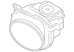 Genuine Bmw Fog Lamp Assembly 63-17-7-311-294. Fixed Price $215.23.