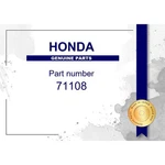 Genuine Honda Garnish L. Front Bumper Side Part No. 71108-TGH-K00. Fixed Price $287.79.