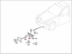 Genuine Mercedes CL203 S203 W203 C-class Front Fog Lamp Right 203820185665. Fixed Price $195.78.