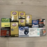 Lot Of New 12 Oil Filters Stp Mopar Porsche Bosch K&n Mann Parts Plus Mixed Size. Fixed Price $59.99.