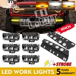 6*40W Led Pods Front Bumper Fog Light Mount Bracket Kit Ford Bronco 2021+. Fixed Price $110.79.