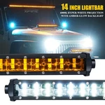 Xprite 72W 14" Philips Led Work Bar Amber Backlight Offroad Driving Lamp. Fixed Price $29.99.