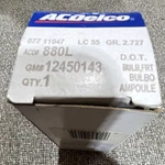 Acdelco 880L Gm 12450143 Fog Light Bulb. Fixed Price $7.50.