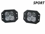 Diode Dynamics 3" White Sport Flush Mount Led Pod One Flood With Red Backlight. Fixed Price $149.95.
