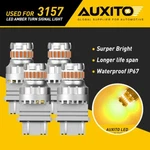 4X Auxito 3157 3156 3057 4157 Amber Led Turn Signal Indicator Parker Light Bulbs. Fixed Price $18.99.