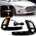 For 2016-18 Hyundai Elantra Pair Led Drl Sequential Fog Lights Turn Signal Lh Rh. Fixed Price $59.99.