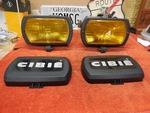 Cibie Early 95I Amber Fog Lamps (pair). Complete W/bulbs & Covers. Genuine, Nos. Fixed Price $365.00.