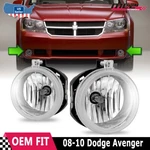 2008 2009 2010 Fog Lights For Dodge Avenger Bumper Driving Lamps Clear Lens Pair. Fixed Price $25.91.