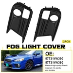 Pair Black Fog Light Bezels For 2018 2019 2020 2021 Subaru Wrx Sti Front. Fixed Price $26.59.