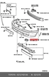 Genuine Oe Towing Hook Cap, 5212742130 For Toyota 52127-42130. Fixed Price $42.72.