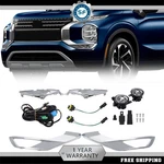 2PCS Fog Lights For Mitsubishi Outlander 2022-2024 Led Type Lamp Left+right Side. Fixed Price $80.48.