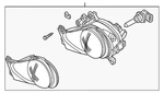 Genuine Bmw Fog Lamp Assembly 63-17-6-900-221. Fixed Price $222.80.