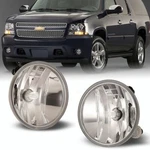 Pair Chrome Fog Lights For 2007-2014 Chevy Suburban Bumper Lamps Clear Lrns. Fixed Price $30.59.