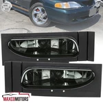Smoke Fog Lights Fits 1994-1998 Ford Mustang V6 Driving Bumper Lamps+switch Pair. Fixed Price $51.49.