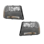 Halogen Headlights Front Lamps Pair Set For 06-09 Chevy Trailblazer Left & Right. Fixed Price $183.00.