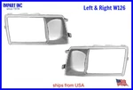 Mercedes W126 Head Light Door Cover Fog Lens Both Sides Left & Right. Fixed Price $245.00.