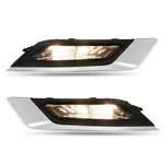 Pair Bumper Fog Lights Lamp W/bulb + Chrome Bezel Ford Fusion 2017-2019 2020. Fixed Price $58.95.