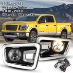 Fog Lights Lamps Pair For 2016-2019 Nissan Titan Wiring+switch Set With Bulbs. Fixed Price $59.99.