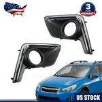 Pair Fog Lamp Cover Light Bezel Trim For Subaru Crosstrek 2016-2017. Fixed Price $27.02.