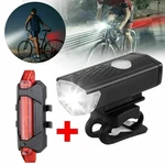 Usb Rechargeable Bike Front Rear Led Light Set Waterproof Bicycle Cycling Lamp. Fixed Price $9.99.