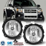 2007-2012 Ford Escape Fog Lights Front Bumper Driving Lamps Clear Lens Pair. Fixed Price $47.99.