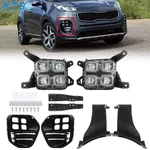 For Kia Sportage 2017 -2018 Led Drl Fog Lights Front Lamps & Bezel Kit. Fixed Price $83.59.