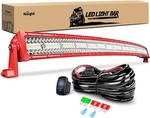 Nilight Led Bar Triple Row Spot Flood Combo Lights With Wiring Harness Kit. Fixed Price $139.99.