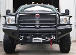 Fab Fours DR03-S1060-1 Black Steel Front Ranch Bumper Fits Ram 2500 3500. Fixed Price $1948.80.