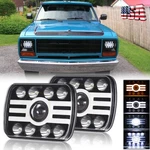 Pair 5X7" 7X6 Inch Led Headlights For Dodge Ramcharger 1981-1993 W100 W150 W250. Fixed Price $66.99.