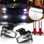 Clear Lens White Led Fog Light W/bracket For Chevy 1500 2500 3500 Suburban Tahoe. Fixed Price $46.99.