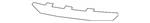 Genuine Mazda Fog Light Trim KB8A-50-C21E. Fixed Price $7.88.