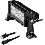 Heise HE-DR8 8" Dual Row 12-LED Light Bar 36W Universal Combo Beam. Fixed Price $69.95.