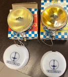 Nos Carello Fog Lights Brand New Chrome Yellow Italian. Fixed Price $499.00.