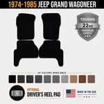 Avery Touring Front & Rear Floor Mats For 1974-1985 Jeep Grand Wagoneer #1KO. Fixed Price $143.36.