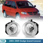 05-08 For Dodge Grand Caravan Clear Lens Pair Bumper Fog Lights Replacement Lamp. Fixed Price $24.99.