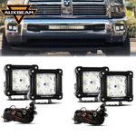 Auxbeam 4PCS Fog Light Bumper Led Cube Pods For Dodge Ram 2500/3500/1500. Fixed Price $114.99.
