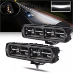 2X 6INCH Led Work Light Bar Spot Pods Fog Lamp Offroad Driving Truck 4WD Suv Atv. Fixed Price $33.98.