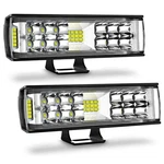 2PCS 7"INCH Round Led Work Bar Pods Driving Fog Headlight Truck Off Road. Fixed Price $17.99.