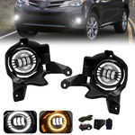 Led Fog Lights Front Bumper Lamps For 2013-2015 Toyota RAV4 With Drl. Fixed Price $67.99.
