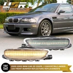 Amber Led Light Bar Bumper Side Marker Reflector For 00-03 Bmw E46 2D/M3. Fixed Price $34.95.