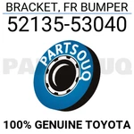 5213553040 Genuine Toyota Bracket, Fr Bumper 52135-53040. Fixed Price $14.46.