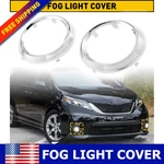 For 2011-2017 Toyota Sienna Se Limited Front Bumper Fog Light Cover Chrome 2X. Fixed Price $17.99.