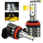 Auxito H11 H9 H8 Led Fog Driving Light Bulb 4000LM Canbus Error Free Amber/white. Fixed Price $22.79.