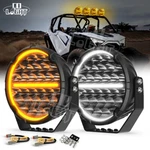 Colight 7" 9" Round Led Offroad Driving Lights Drl Spot Flood Trucks 4X4 Utv Atv. Fixed Price $87.21.