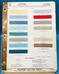 1961 Dodge Dart Lancer Paint Chips, Ditzler Ppg. Fixed Price $15.00.