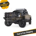 Fab Fours CH14-S3060-1 Black Steel Front Bumper For 15-19 Chevy Silverado 2500. Fixed Price $1729.99.