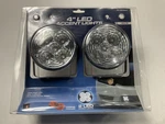 Pilot NV-2038W Navigator 4" Round Flood Beam Led Lamp Driving Light Kit. Fixed Price $17.99.