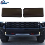 Smoked Front Fog Light Lamp Cover Trim Panel Guard For Chevy Silverado 2022-2025. Fixed Price $21.49.